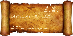 László Margó névjegykártya